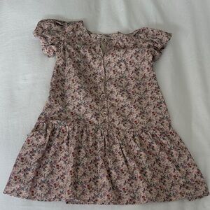 Minnow X Brock Collection Charming Floral Kids Dress in Pink